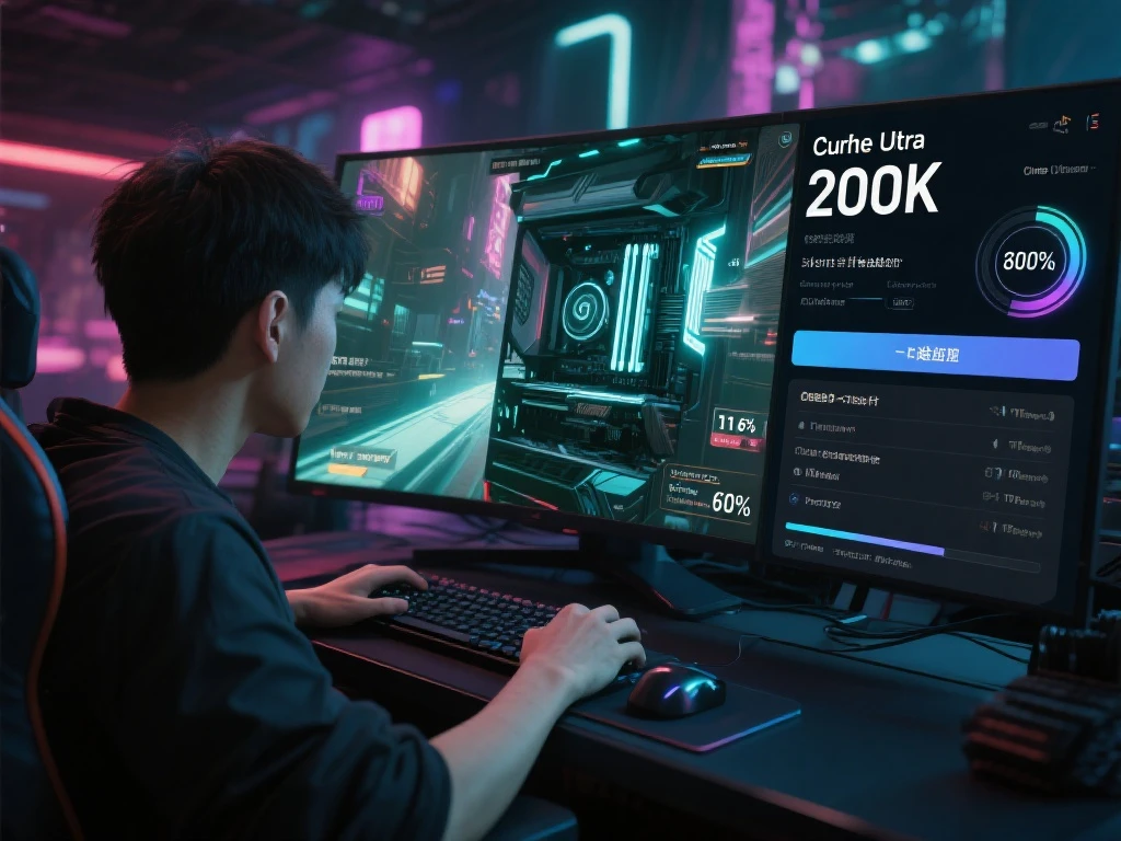 酷睿Ultra 200K官方解锁超频！一键性能飙升11.6％，质保无忧
