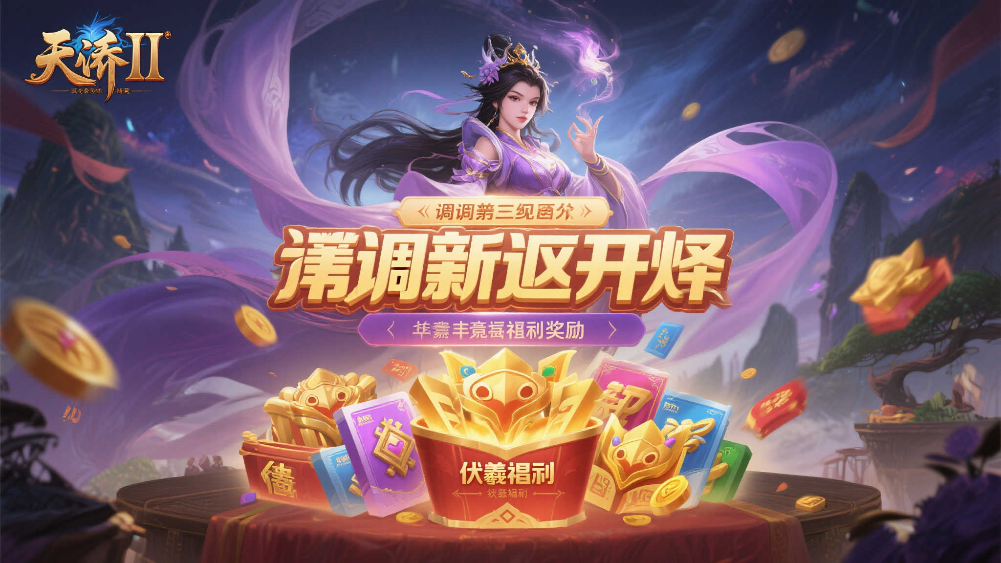 《天骄II》伏羲遗泽新区今日上线,丰厚福利助力新服冒险! 《天骄II》伏羲遗泽新区今日上线,丰厚福利助力新服冒险!